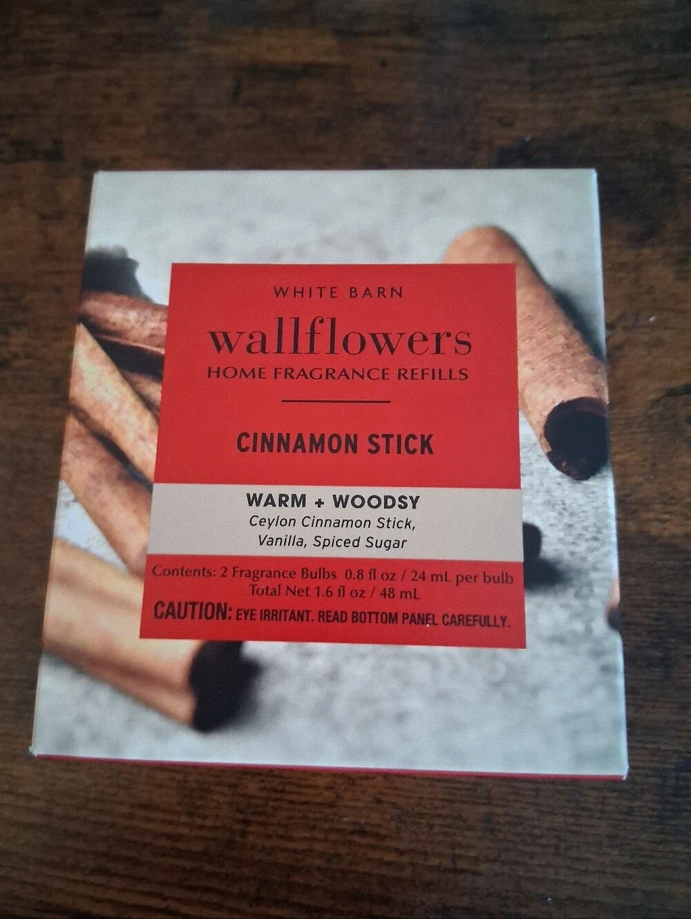 Bath & Body Works 2 NEW Wallflower Refills pack of 2 Cinnamon Stick NIB